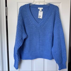 H&M Chunky Rib-Knit Cropped Sweater (NEW)